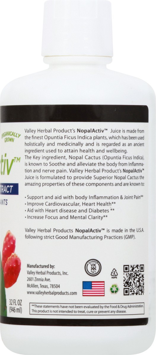 slide 5 of 11, VHP NopalActiv Liquid Nopal Cactus Extract 32 oz, 32 oz