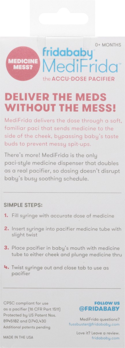 slide 4 of 9, Fridababy 0+ months Pacifier Medicine Dispenser 1 Each, 1 ct