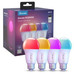 Govee Govee RGBWW Smart LED Bulb 4 Each