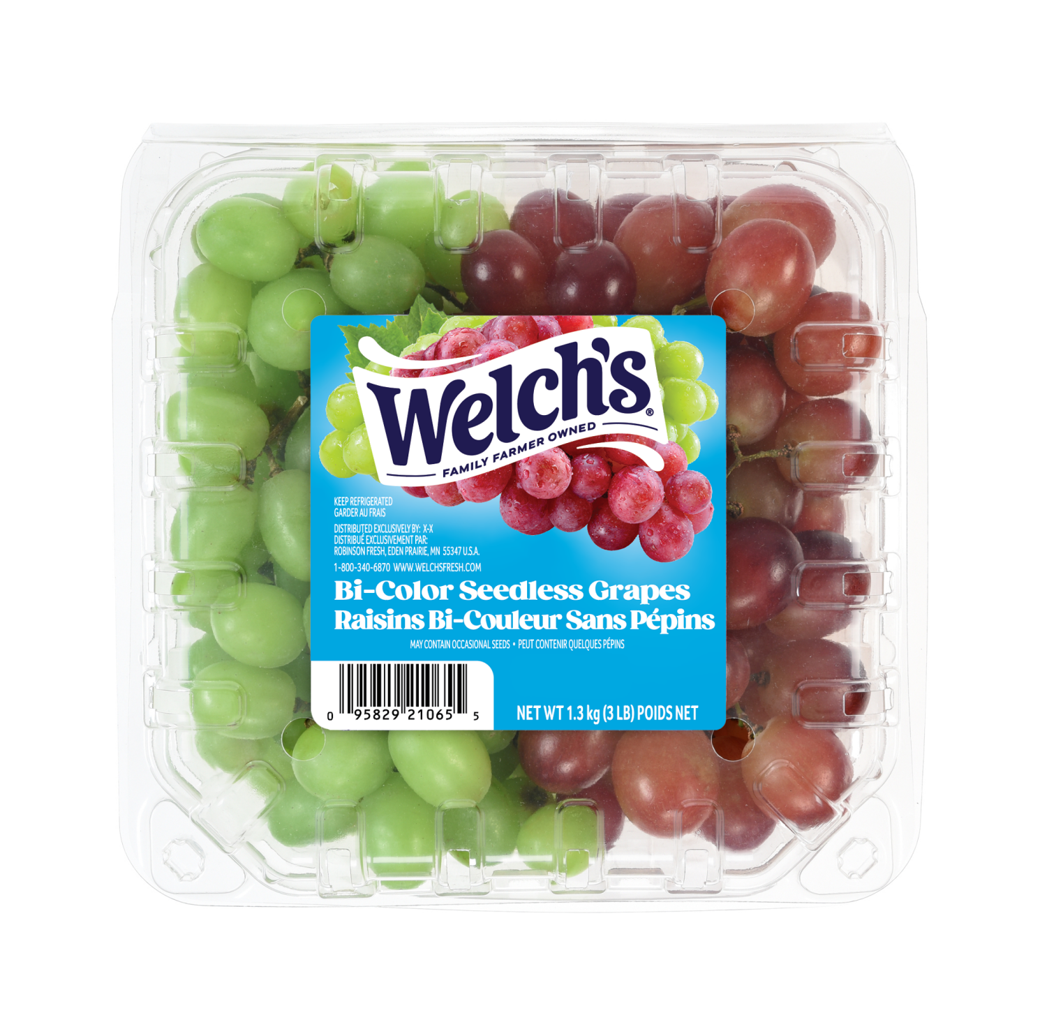 slide 1 of 3, Welch's Bi Color Grape, 3 lb, 3 lb
