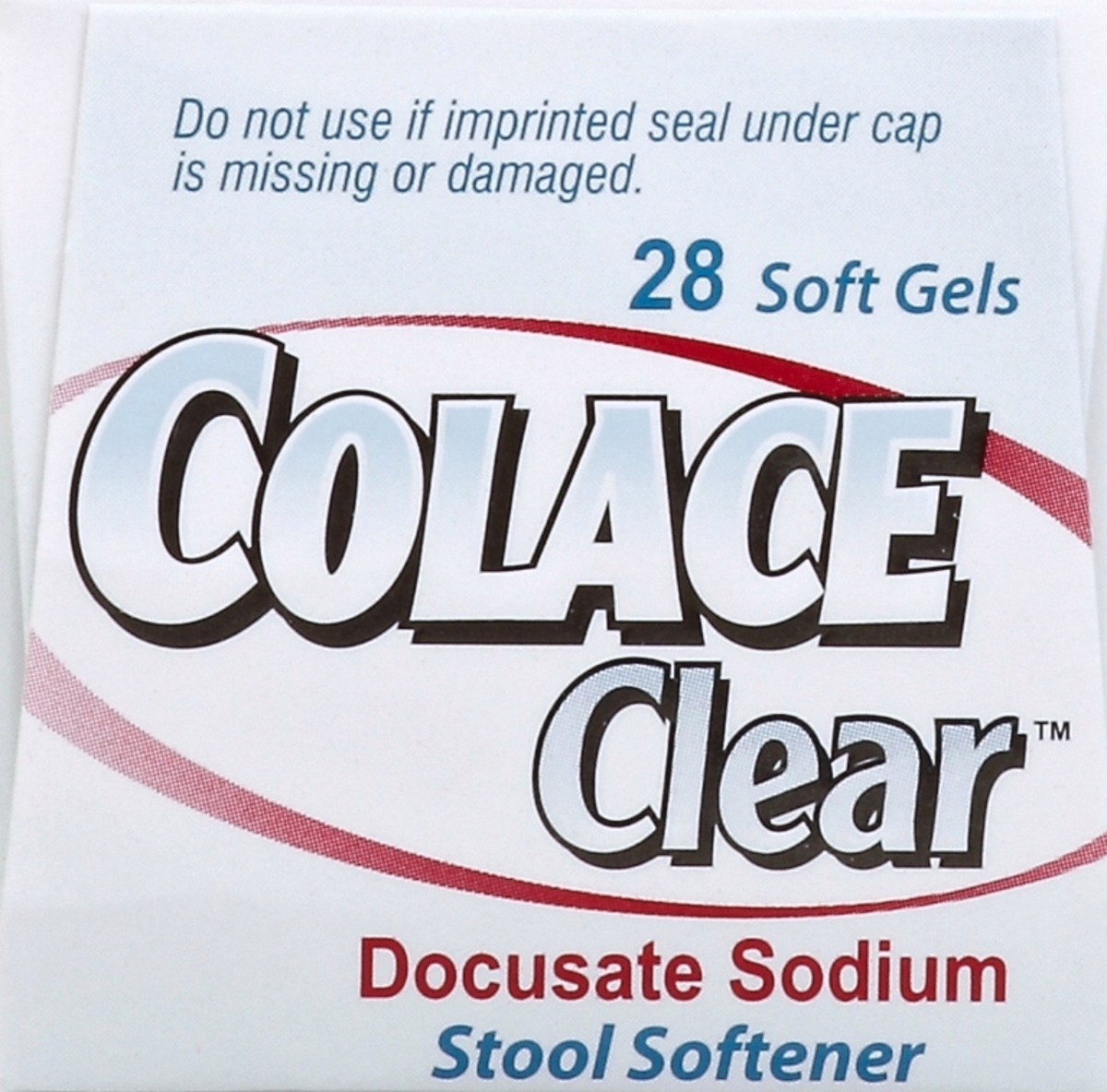 slide 3 of 4, Colace Softgel 50 Mg Clear Stool Softener, 28 ct