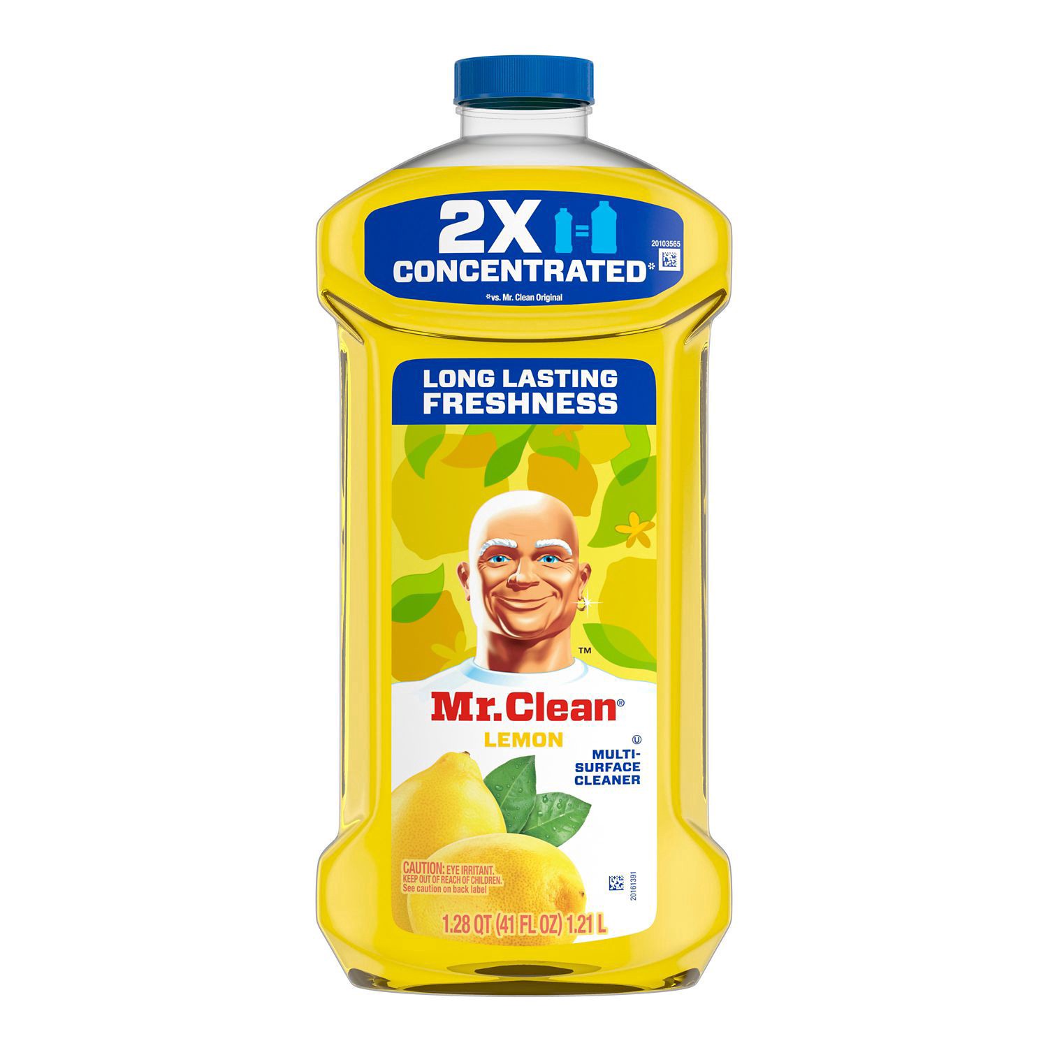 slide 1 of 1, Mr. Clean Antibacterial All Purpose Cleaner, Floor Cleaner for Mopping, Cleaning Liquid, Lemon, 41oz, 41 fl oz