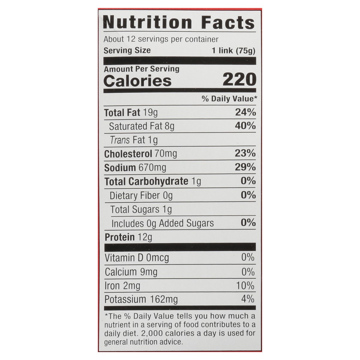 slide 9 of 11, Arnold's Hot Smoked Sausage 32 oz, 32 oz