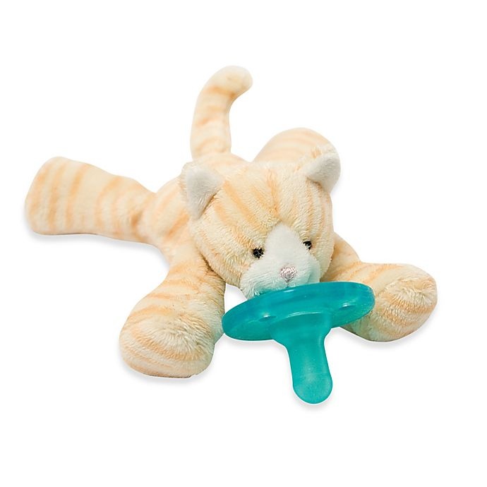 slide 1 of 3, WubbaNub Tabby Kitten Infant Pacifier, 1 ct