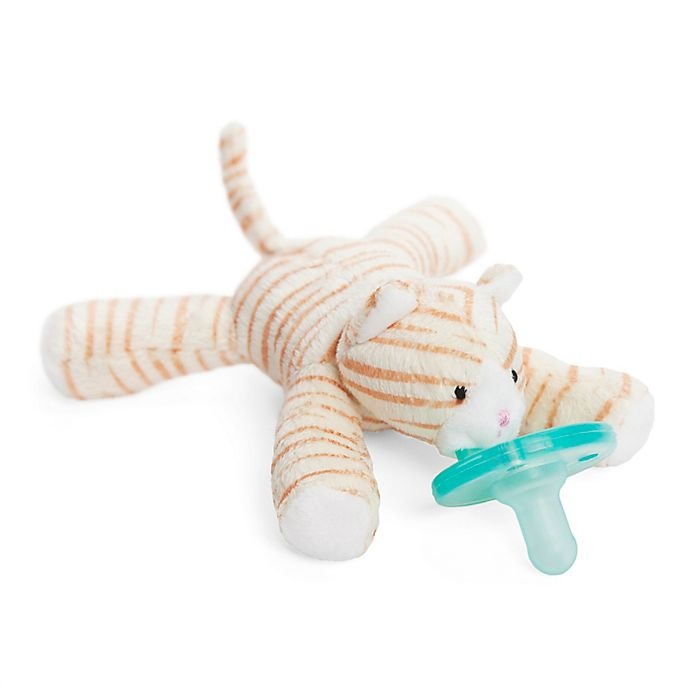 slide 3 of 3, WubbaNub Tabby Kitten Infant Pacifier, 1 ct