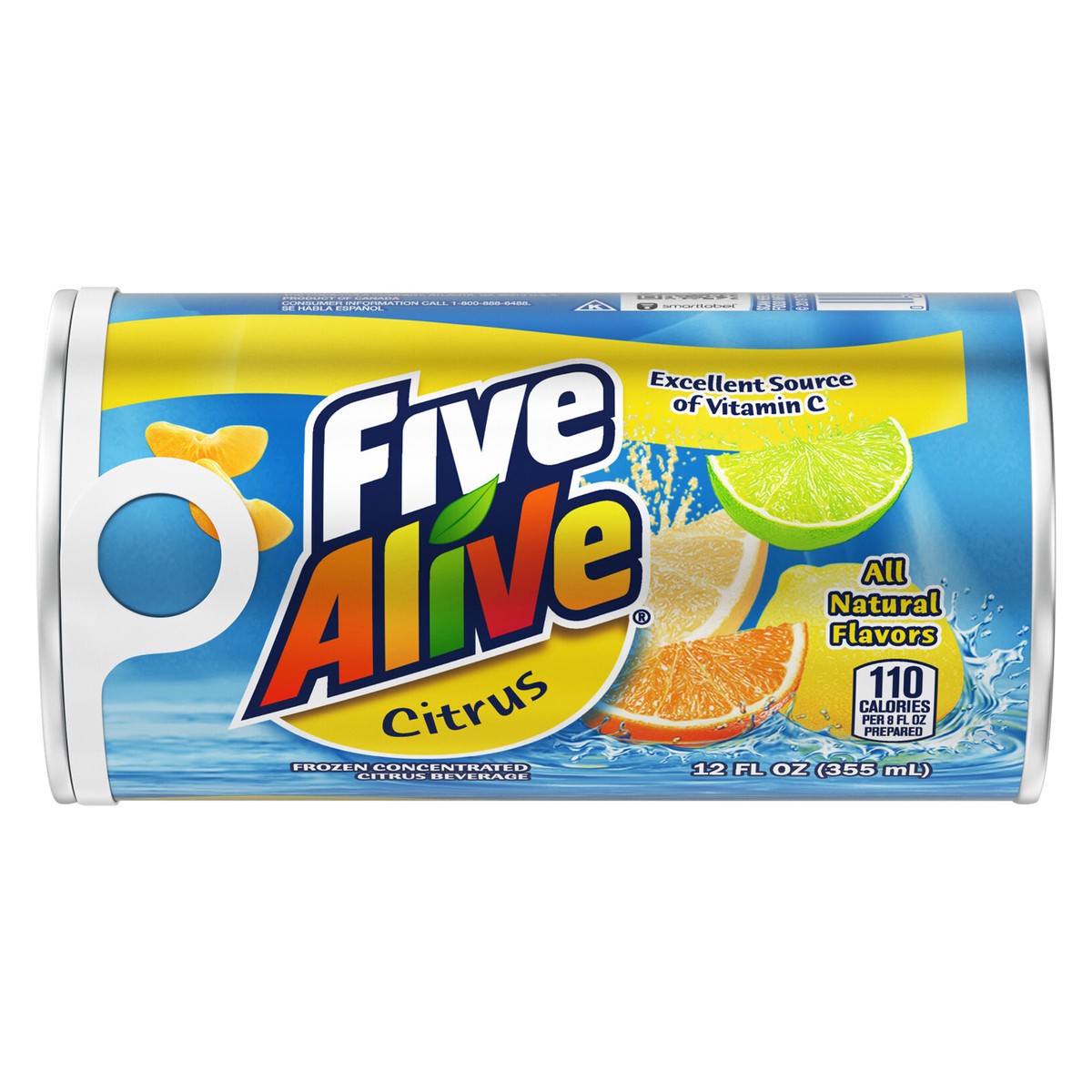 slide 12 of 12, Five Alive Citrus Can, 12 fl oz, 12 fl oz