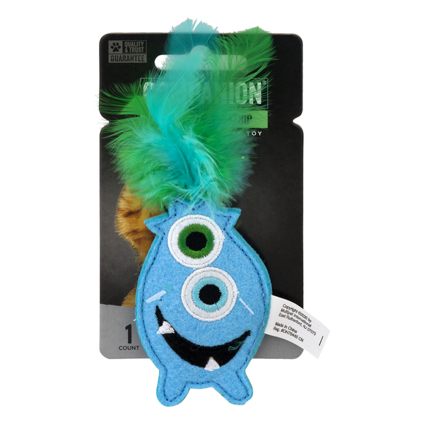slide 1 of 1, Multipet Cat Toy Catnip Filled Monster, 1 ct