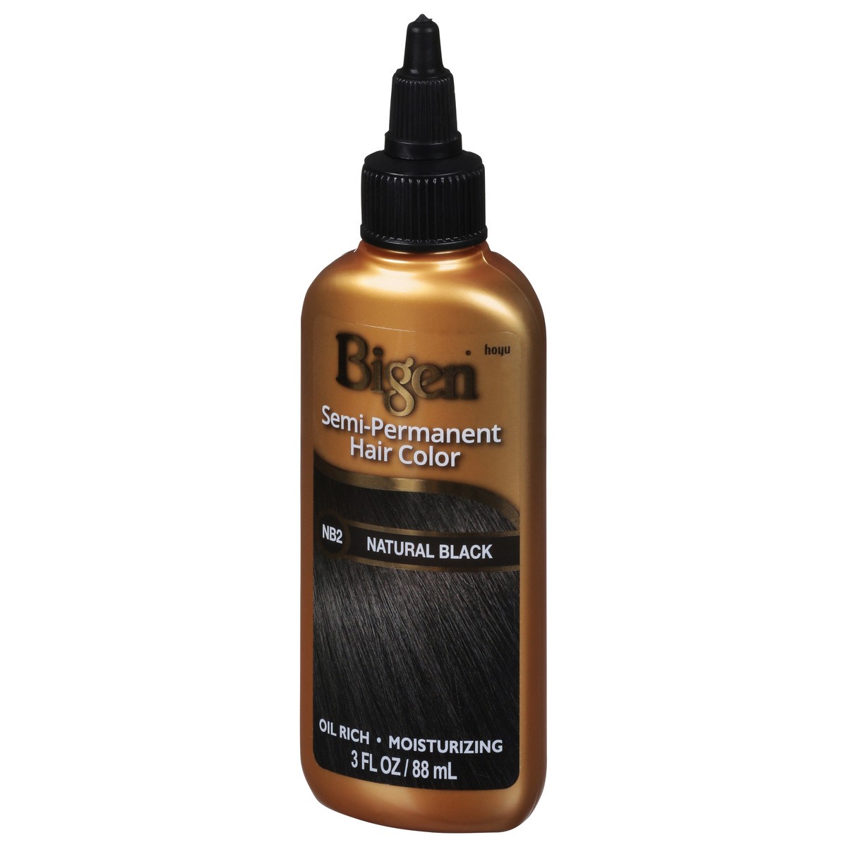 slide 3 of 9, Bigen Natural Black NB2 Semi-Permanent Hair Color 3.0 fl oz, 1 ct