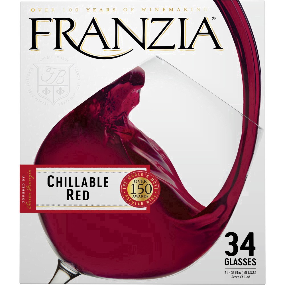 slide 24 of 31, Franzia Chillable Red Red Wine - 5 Liter, 5 liter