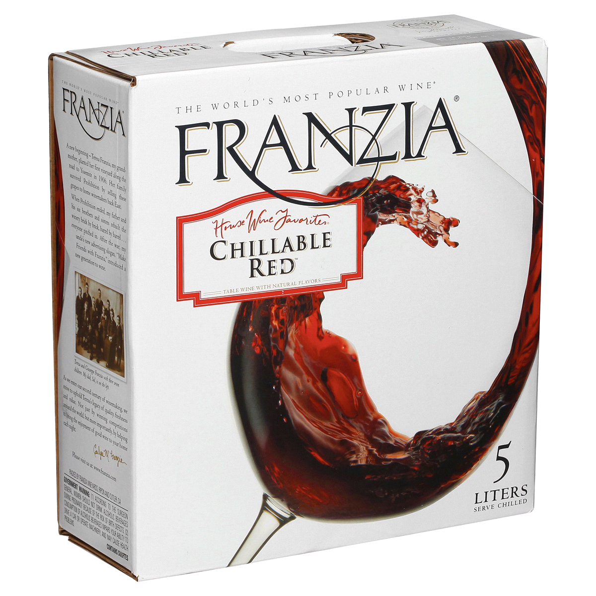 slide 4 of 31, Franzia Chillable Red Red Wine - 5 Liter, 5 liter