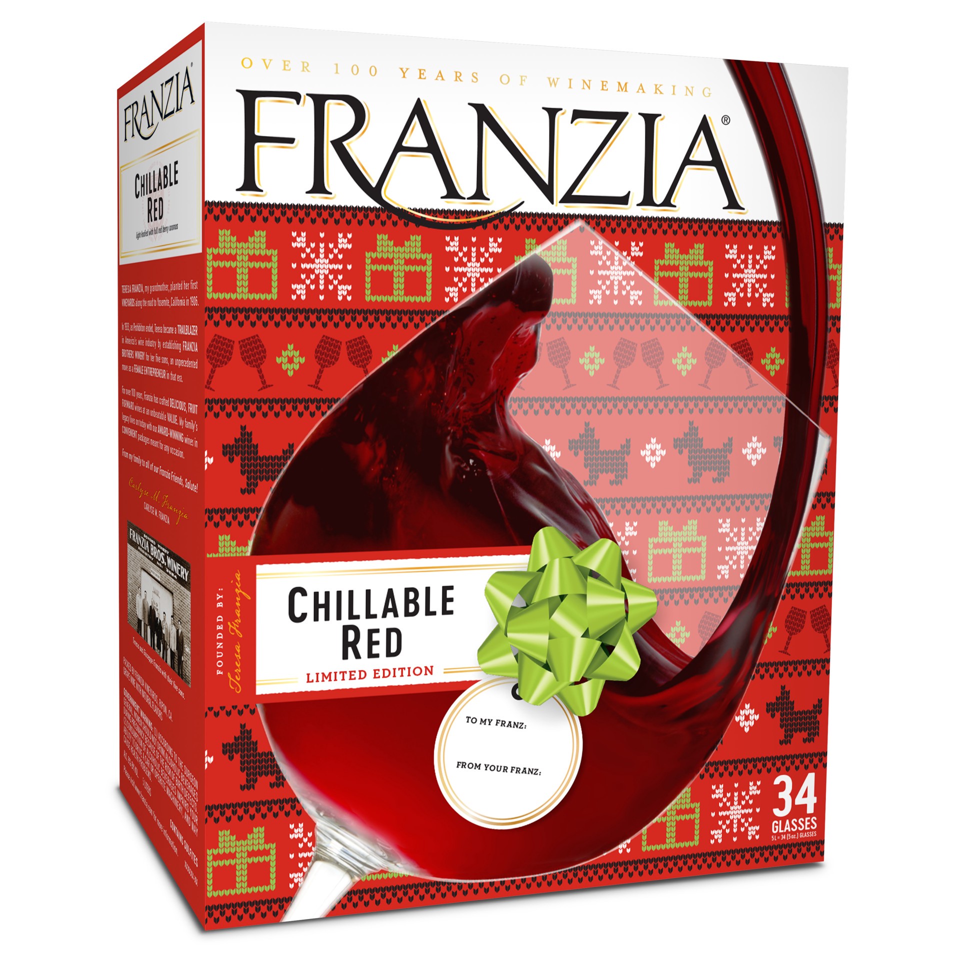 slide 1 of 31, Franzia Chillable Red Blend Wine - 5L Box, 5 liter