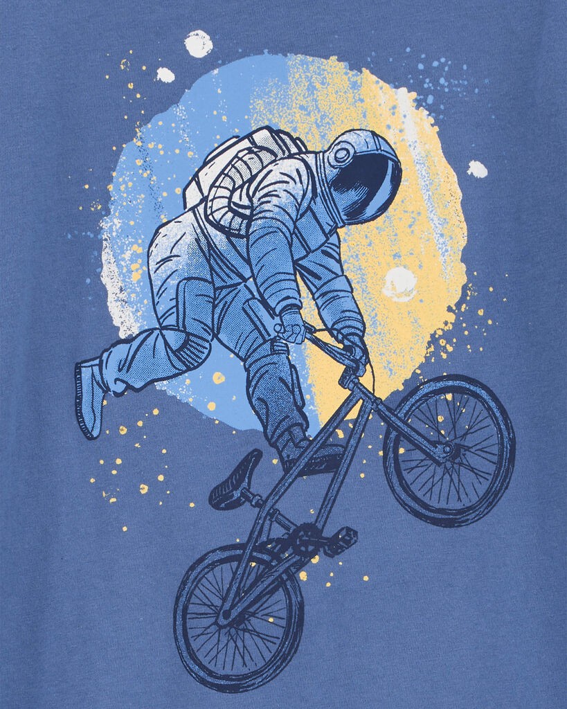 slide 2 of 2, Oshkosh Kid Moon Rider Graphic Tee Blue XL, 1 ct