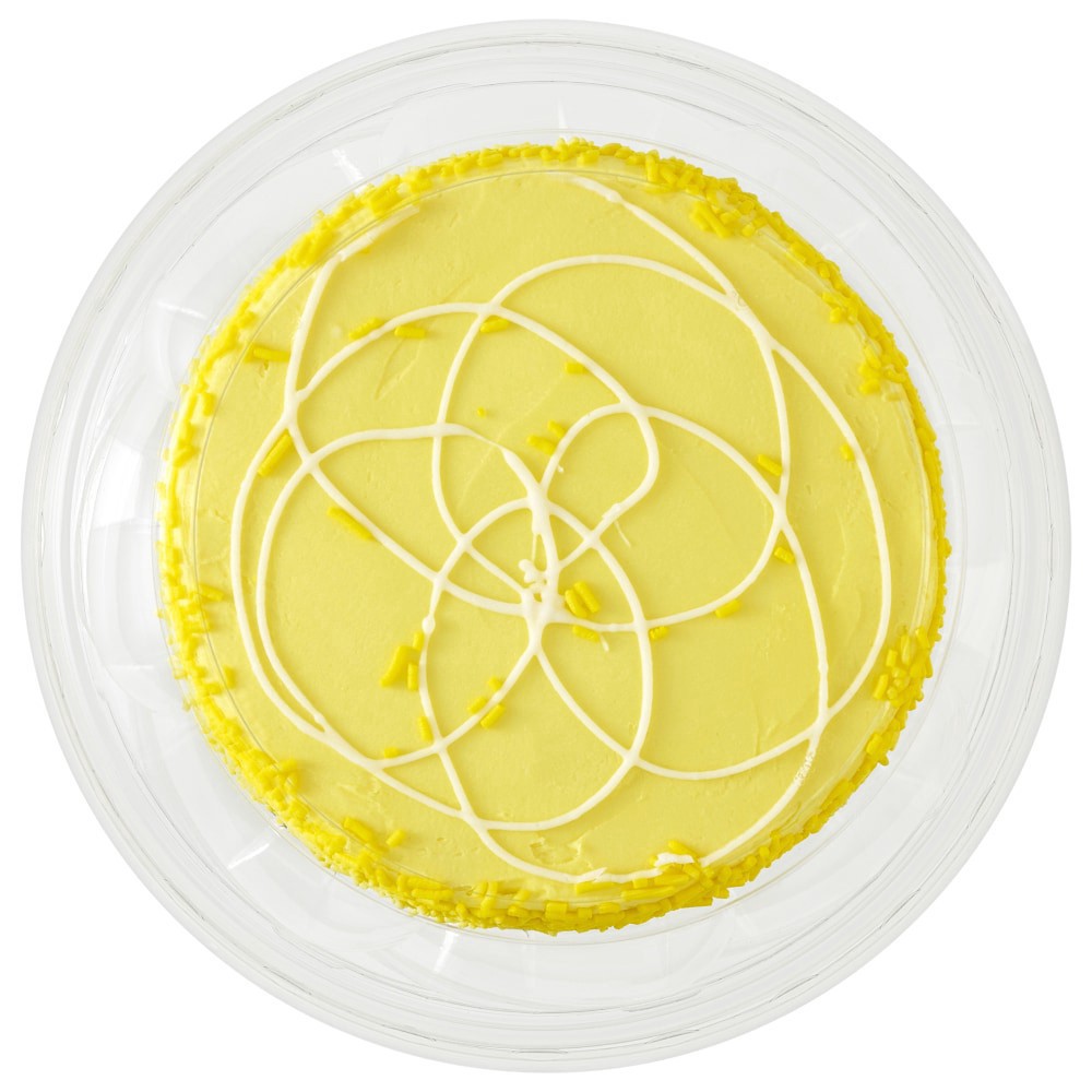 slide 1 of 2, Bakery Fresh 6-Inch Lemon Cake, 16.07 oz