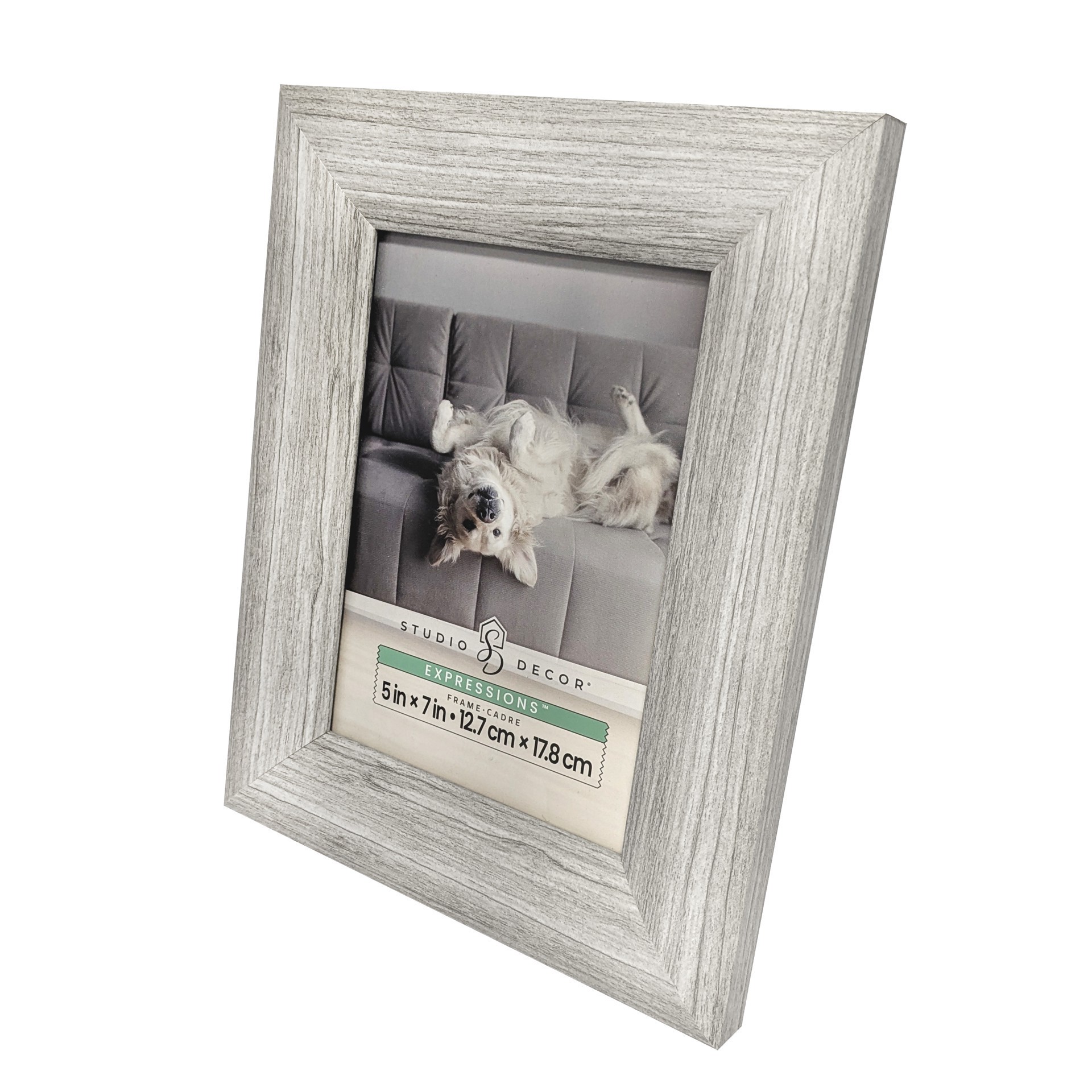 slide 2 of 6, Expressions Gray Briar Frame By Studio Decor, 5 in x 7 in