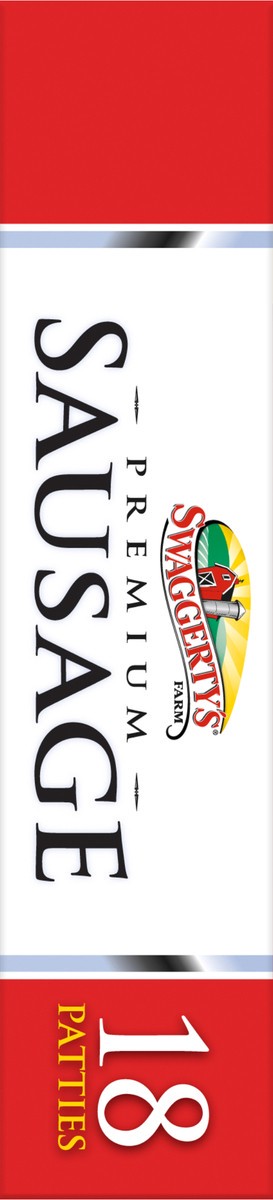slide 6 of 9, Swaggerty's Farm Sausage Patties, Seasoned Hot, Premium, 27 oz