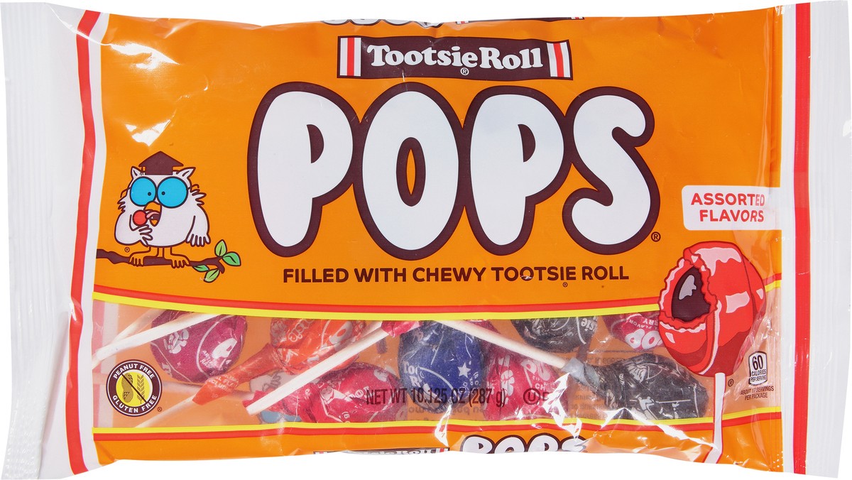 slide 6 of 9, Tootsie Roll Pops Assorted Flavors Candy 10.125 oz, 10.12 oz