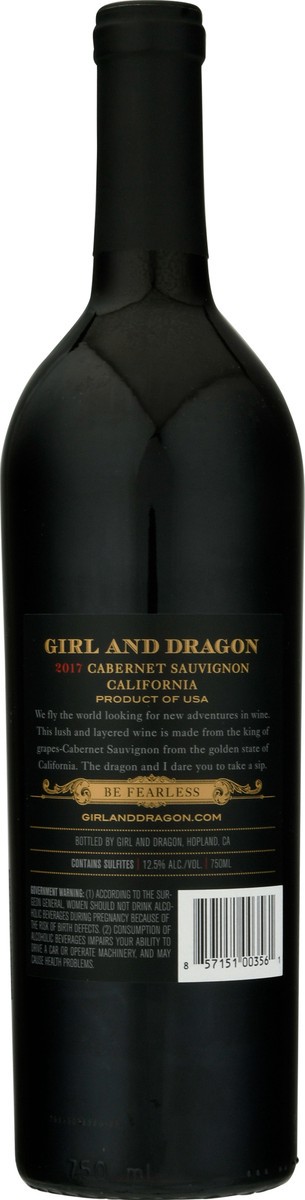 slide 5 of 9, Girl and Dragon Appellation California Wine 750 ml, 750 ml