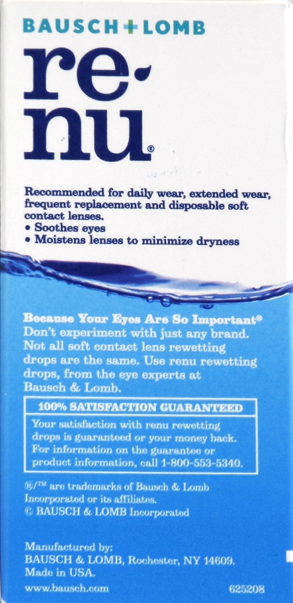 slide 4 of 5, renu Rewetting Drops 0.5 oz, 0.5 oz