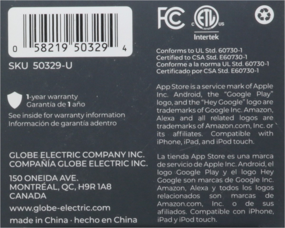 slide 6 of 9, Globe Smart Plug 1 ea, 1 ct