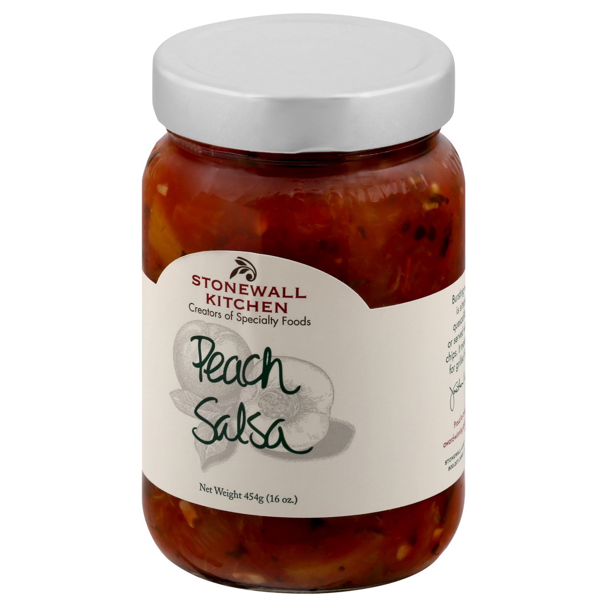 slide 9 of 9, Stonewall Kitchen Peach Salsa 454 g, 454 g