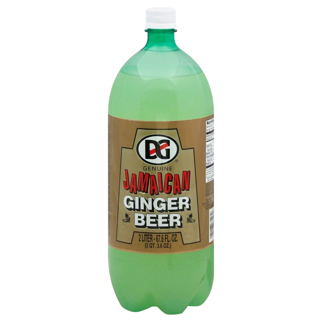 slide 1 of 1, DG Genuine Jamaican Ginger Beer, 2 liter