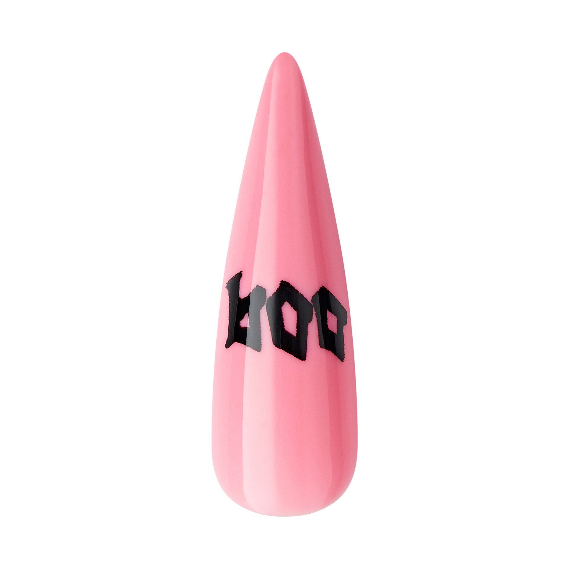 slide 5 of 5, KISS Voguish Fantasy Halloween Press-On Nails, Black & Pink, X-Long, Stiletto, 31 Ct., 1 ct