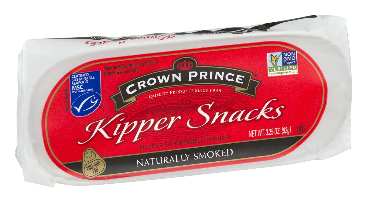 slide 4 of 11, Crown Prince Kipper Snacks Naturally Smoked, 3.25 oz