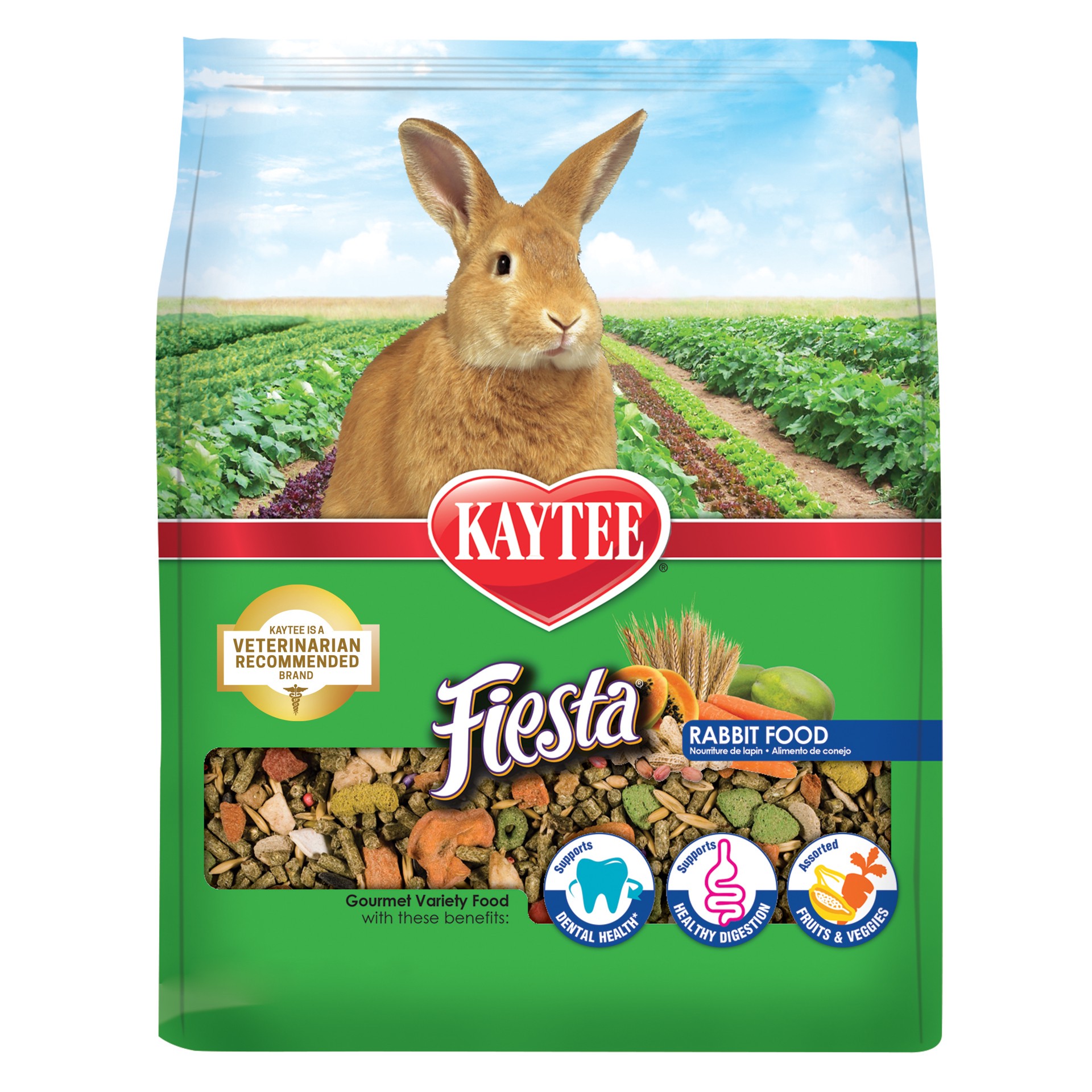 slide 1 of 7, Kaytee Pet Specialty Kaytee Fiesta Rabbit Food, 3.5 lb, 3.5 lb