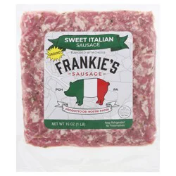Frankie's Sausage Sweet Italian Ground Sausage 16 oz