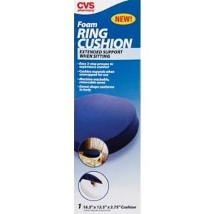slide 1 of 1, CVS Health Foam Ring Cushion, 1 ct