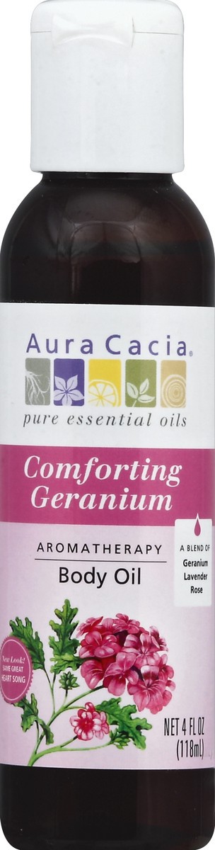 slide 2 of 3, Aura Cacia Body Oil 4 oz, 4 oz