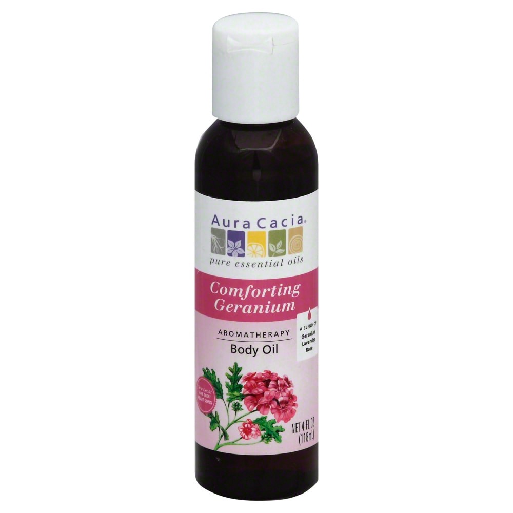 slide 1 of 3, Aura Cacia Body Oil 4 oz, 4 oz