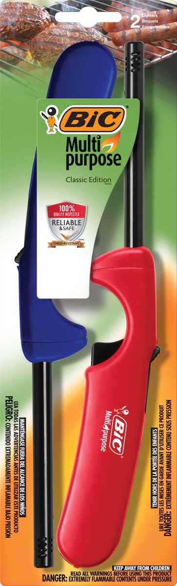 slide 3 of 3, BIC Multi-Purpose Lighters 2 ea, 2 ct