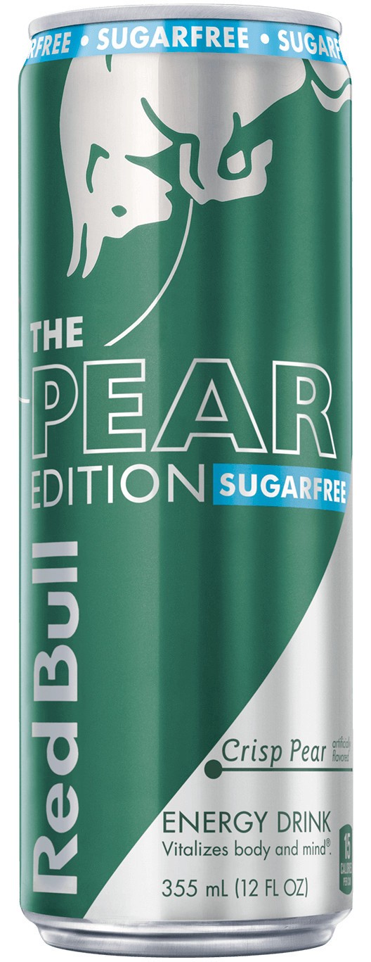 slide 1 of 2, Red Bull Energy Drink, Sugar Free Pear, 12 Fl Oz, 12 fl oz