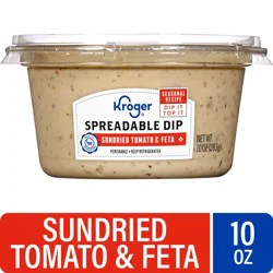 Kroger Sundried Tomato Feta Dip, 10 oz