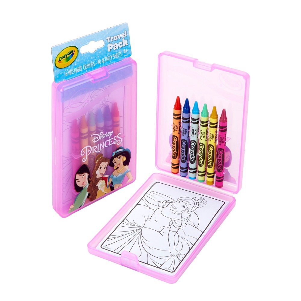 slide 3 of 4, Crayola Princess Travel Coloring Pack, 1 ct