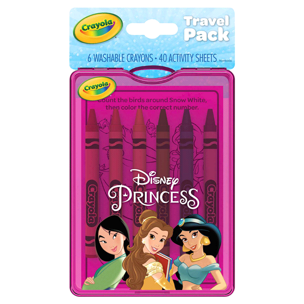 slide 1 of 4, Crayola Princess Travel Coloring Pack, 1 ct