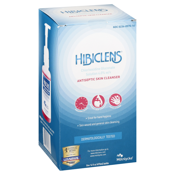 slide 1 of 1, Hibiclens Hibiclens Antiseptic Skin Cleanser, 16 oz