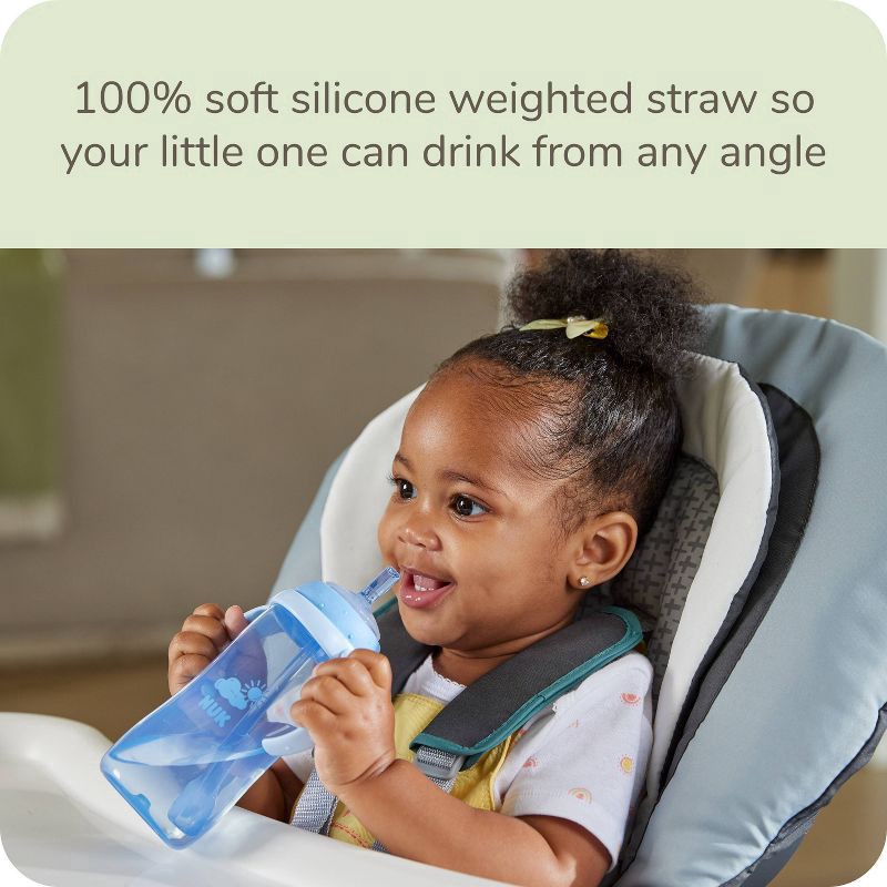 slide 2 of 6, NUK Large Straw Learner Cup - 10oz, 10 oz
