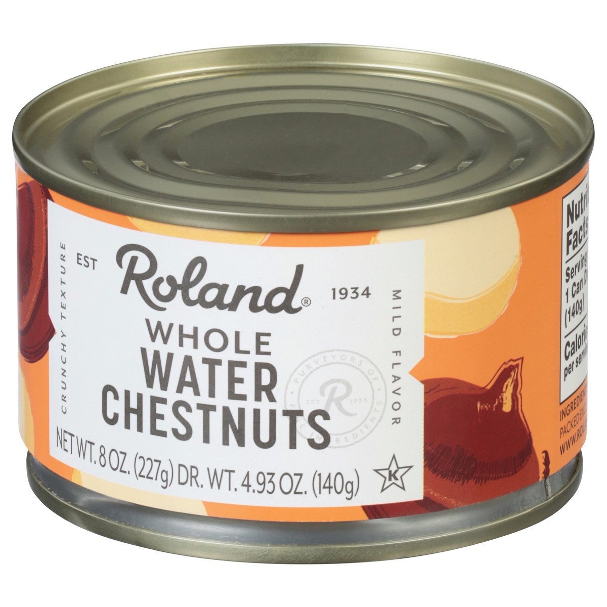 slide 6 of 14, Roland Whole Water Chestnuts, 8 oz