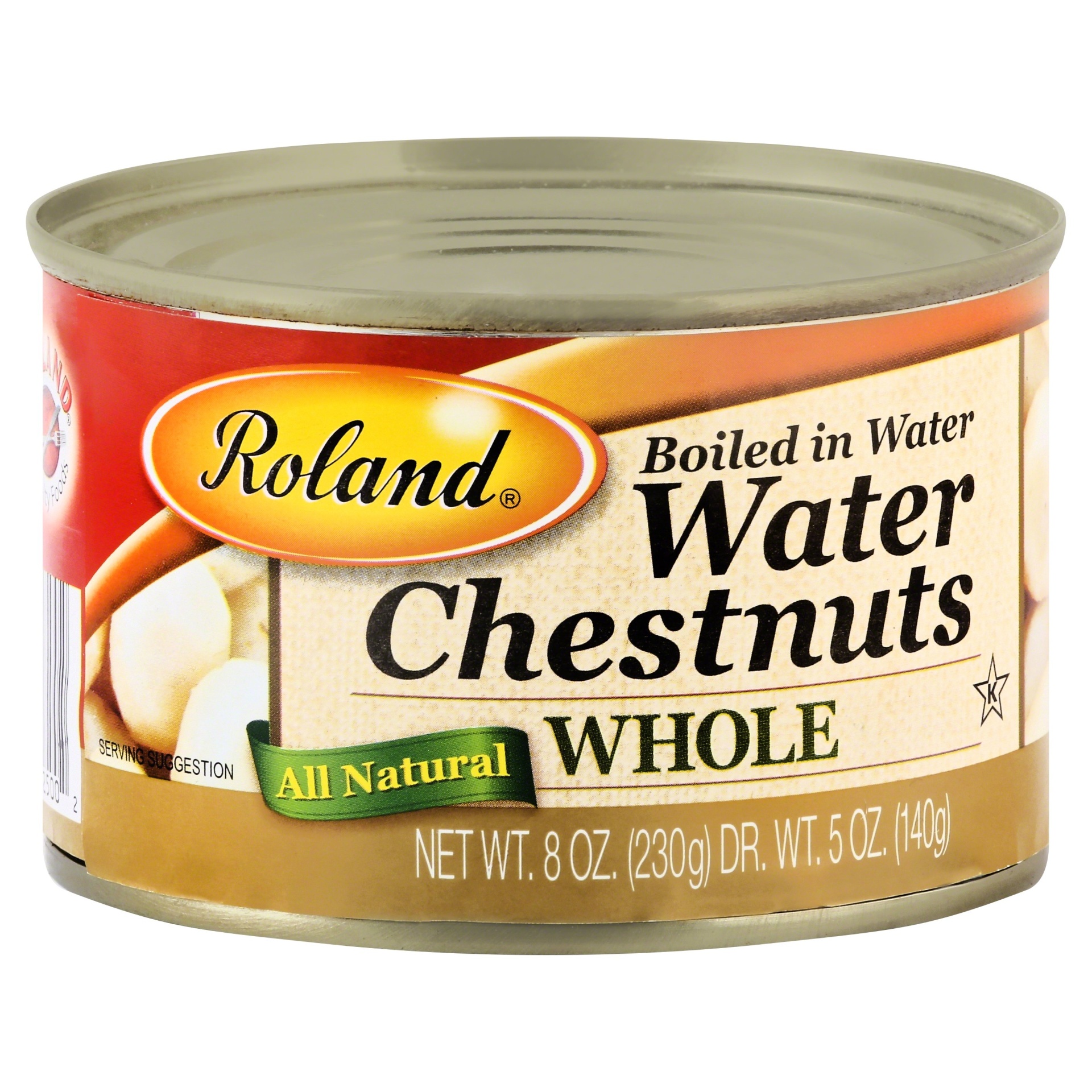 slide 1 of 1, Roland Whole Water Chestnuts, 8 oz
