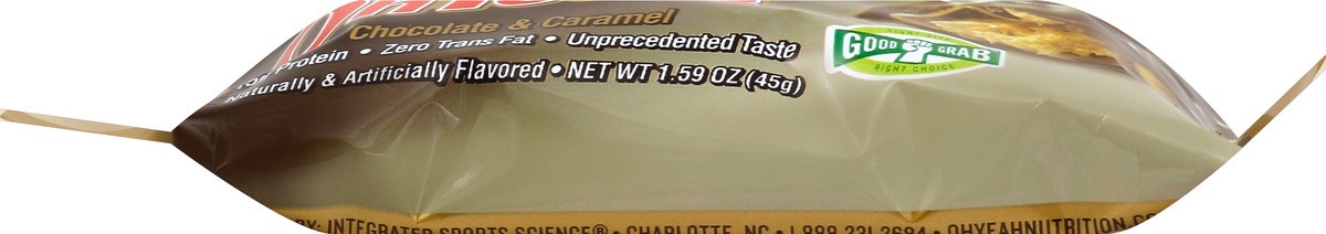 slide 5 of 5, Oh Yeah! Protein Bar - Chocolate & Caramel, 1.59 oz