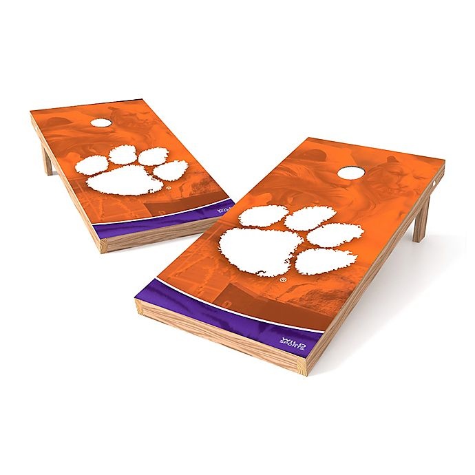 slide 1 of 1, NCAA Clemson University Regulation Cornhole Set, 1 ct