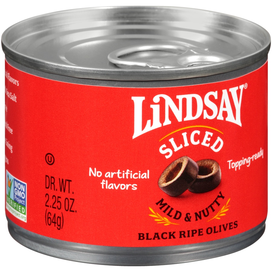 slide 2 of 8, Lindsay Olives California Black Ripe Sliced, 2.25 oz