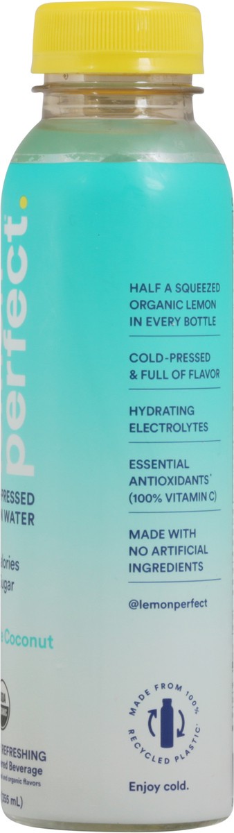 slide 6 of 9, Lemon Perfect Pineapple Coconut Cold-Pressed Lemon Water 12 fl oz Bottle, 12 fl oz