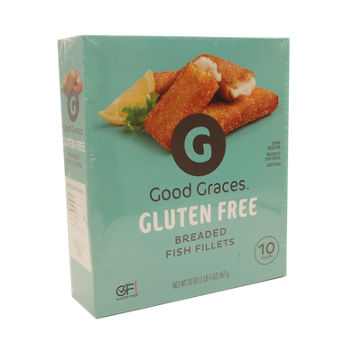 slide 1 of 1, Good Graces Gluten Free Breaded Fish Fillets, 20 oz
