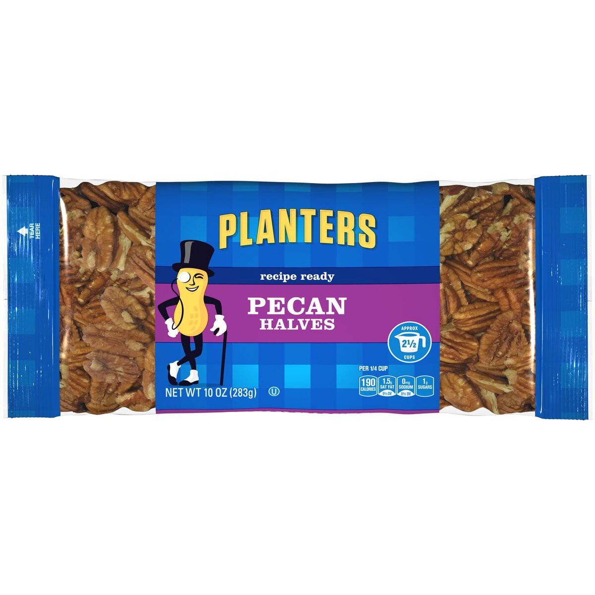 slide 1 of 7, Planters Pecan Halves, 10 oz