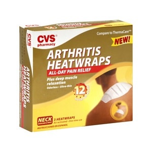 slide 1 of 1, CVS Pharmacy Arthritis Heatwraps Neck, Shoulder & Wrist, 3 ct