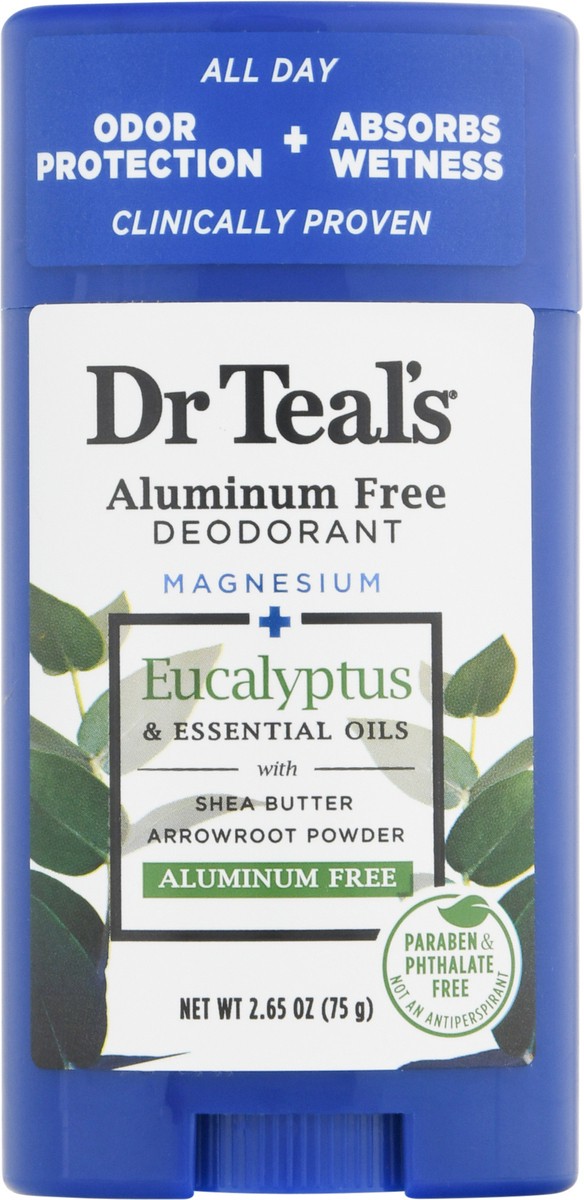 slide 6 of 13, Dr. Teal's Aluminum Free Eucalyptus Deodorant 2.65 oz, 2.65 oz