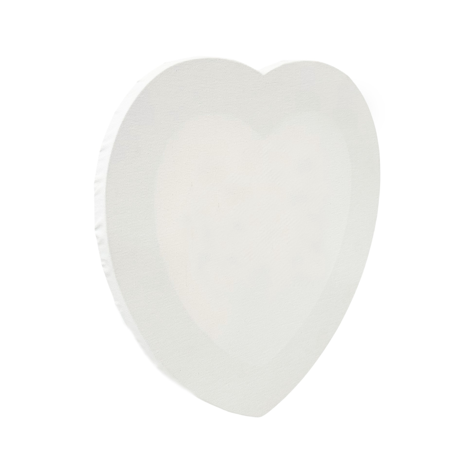 slide 3 of 5, 10" X 10" White Heart Cotton Duck Canvas By Craft Smart, 10 in x 10 in